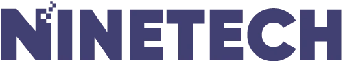 NineTech logo secondary BlueMono